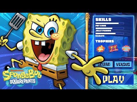 もしもスポンジボブがバトルロイヤルゲームだったら!⚔️ スポンジボブSquareOff (If SpongeBob was a BATTLE ROYALE Game! ⚔️ SpongeBob SquareOff)