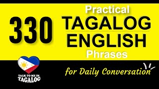 330 Filipino Phrases for Daily Conversations | Learn Tagalog Easily in 2025  🇵🇭
