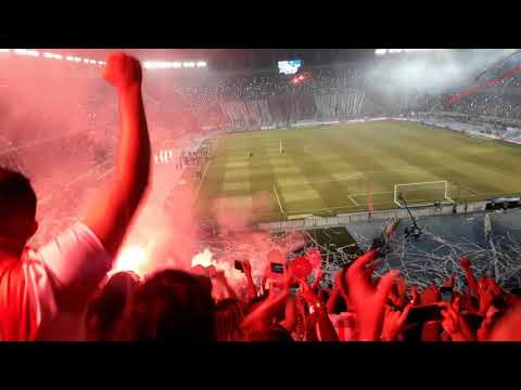 "Junior de mi vida, salida y recibimiento - Final Liga Aguila 2019 - Junior vs Pasto." Barra: Frente Rojiblanco Sur &bull; Club: Junior de Barranquilla