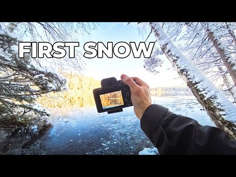 POV Nature photography | First Snow & Campfire