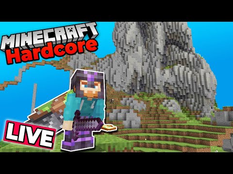 Mind-Blowing Mountain Masterpiece! Hardcore Minecraft 1.20