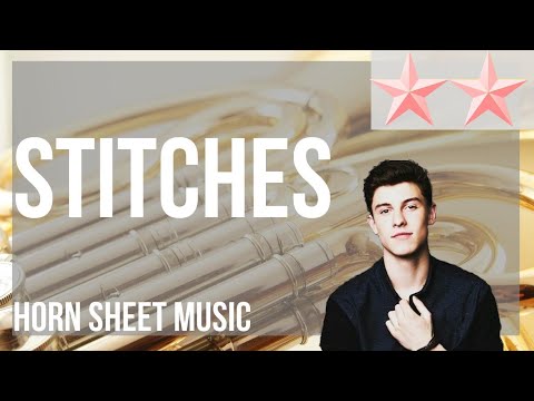 SUPER EASY Horn Sheet Music: How to play Stitches by Shawn Mendes