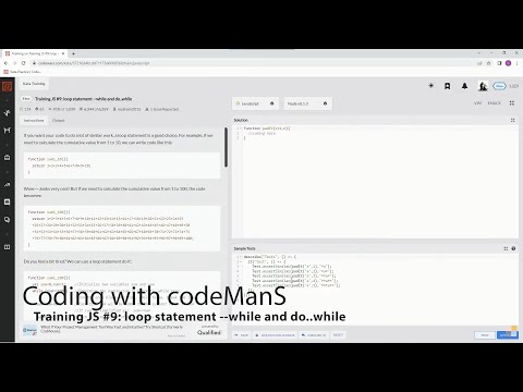 Codewars 8 Kyu Training Js 9 Loop Statement While And Do While Javascript