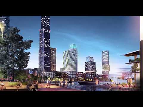 Impressie Rijnhaven Rotterdam (Barcode Architects) | #GemeenteRotterdam