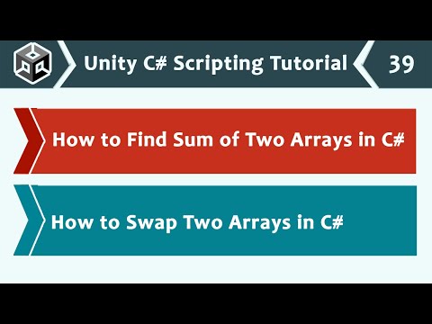 Introduction to Arrays Memory Representation Unity C Scripting Tutorial 33 