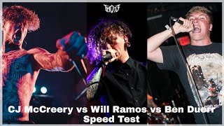 Download lagu CJ McCreery vs Will Ramos vs Ben Duerr (speed battle) mp3