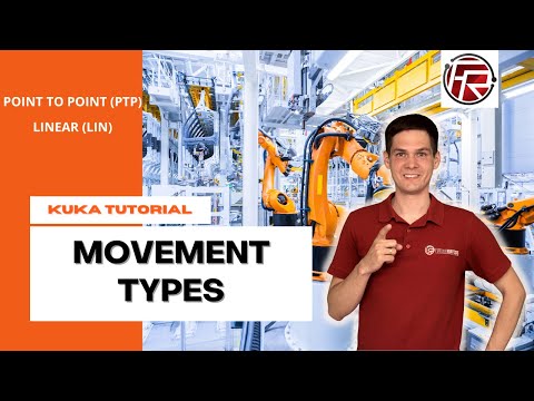 PTP, LIN movements with KUKA robots /  CONT termination types