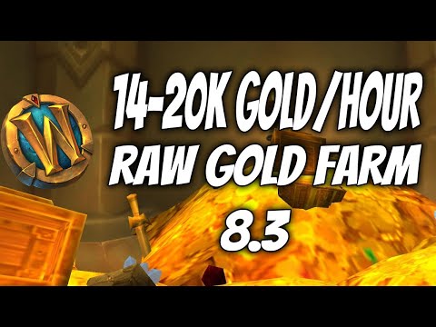 RAW SKINNING GOLD FARM 14-20 k/hr 8.3 wow