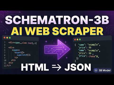 Schematron-3B: The Best Local AI Model for Web Scraping (Setup & Demo)