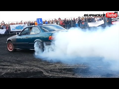 Pokaz mocy BMW E36 325 "SAWIŚ JUNIOR" - Majówka z BMW 2015 Toruń