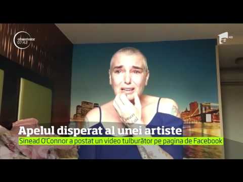 Sinead O'Connor a postat o mărturie tulburătoare pe pagina de Facebook