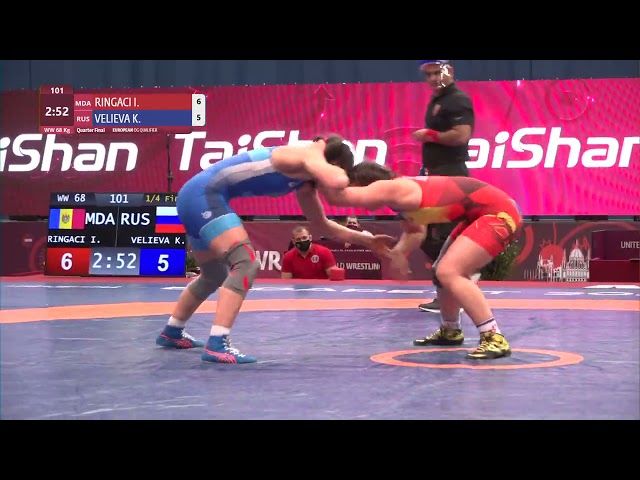 1494 | 101 | Seniors WW 68kg | 1/4 Final | RINGACI Irina (MDA) | VELIEVA Khanum (RUS)