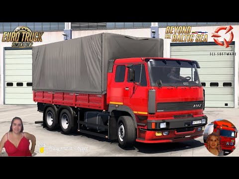 Euro Truck Simulator 2 (1.53) Liaz 300s v1.6 by John Lee [1.53] Delivery to Pskov + DLC's & Mods