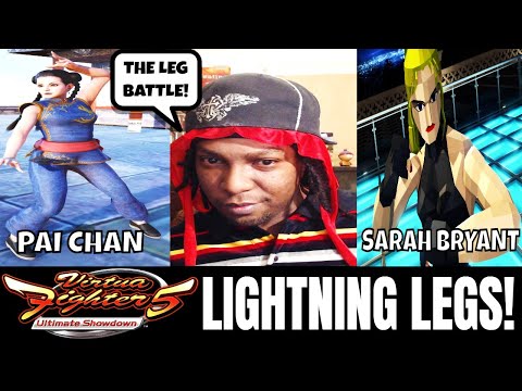 PAI CHAN: BATTLE OF LIGHTNING LEGS! (Virtua Fighter 5: Ultimate Showdown)- VS Sarah Bryant, VF5US.