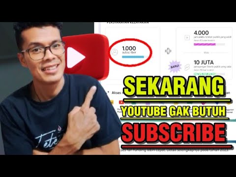 STOP ‼️2026 YouTube Tidak butuh Subscribe Dan Jam Tayang Lagi