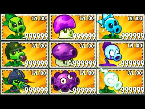 PVZ 3 - Random 30 Plants POWER-UP vs All Zombies - Who Will Win?
