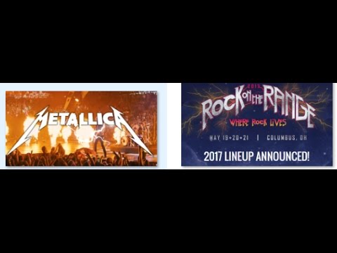 Rock on the Range Festival 2017 line-up! feat. Metallica, Korn, Soundgarden and more!