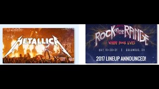 Rock on the Range Festival 2017 line-up! feat. Metallica, Korn, Soundgarden and more!