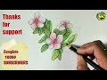 Periwinkle Flower In Oil Pastels How To Draw And Paint Periwinkle Flowers In Oil Pastels