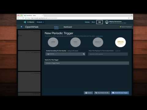 Automate OpenWhisk actions