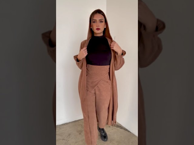 عباية وبنطلون بني - فلفت