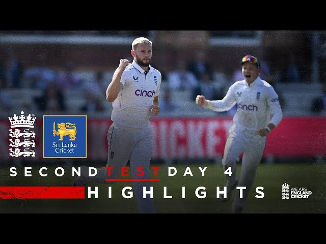 Atkinson 5-fer Seals England Win | Highlights – England v Sri Lanka Day 4 | Rothesay Test 2024