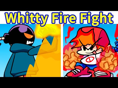 Friday Night Funkin': VS Fire Whitty Full Week Part 1 + Cutscenes [FNF Mod/HARD] Whitty Fire Fight