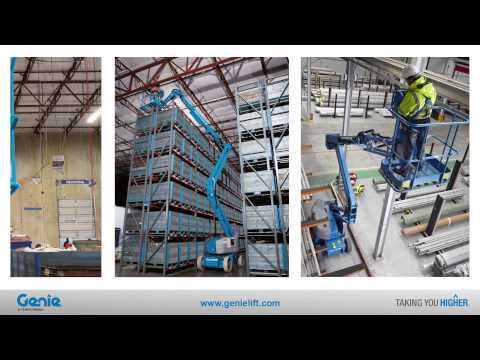 Product Application: Genie® Electric Articulating Booms - ANSI