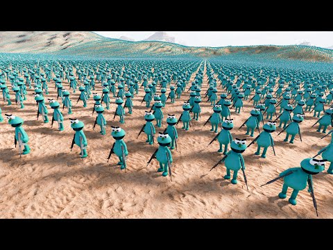 3.000 Howitzers vs 1 Million Puppet Terrorists | Ultimate Epic Battle Simulator 2