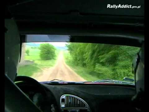 28 Rajd Podlaski 2009 - OS 3 Jurowce onboard - M.Mędelski-Guz / R.Podlecki - Citroen Saxo VTS