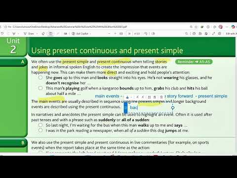 Unit 2 Advanced Grammar In Use
