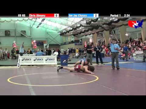 Chris Almony vs. Jon Jay Chavez at 2013 FILA Cadet Nationals - FS