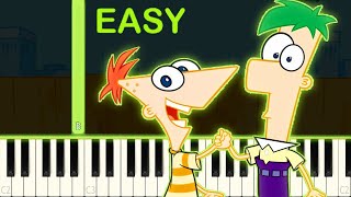 PHINEAS AND FERB - EASY Piano Tutorial