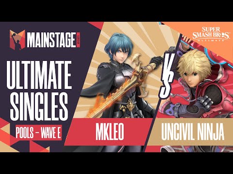 MkLeo vs Uncivil ninja - SSBU Singles: Pools R2 Wave E - Mainstage 2021 | Byleth vs Shulk