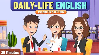 Daily Conversations for English Speaking Practice | Easy English Listening Story (A1-A2 Level)