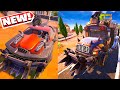 Where to find New Nitro Car & Armored Battle bus in Fortnite locations chapter 5 Season 3