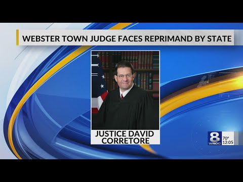 Webster town judge faces reprimand by New York State