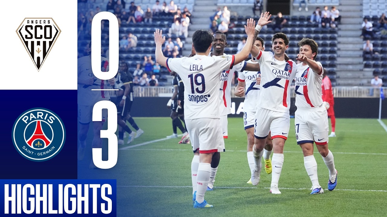 4월 27일 앙제 SCO VS 파리 생제르맹 FC 축구하이라이트