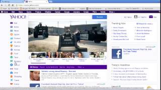 Make Yahoo My Home page On Google Chrome