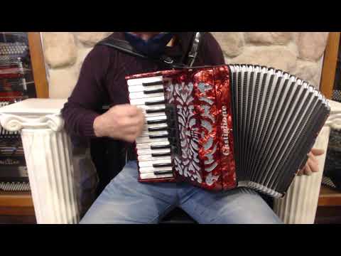CAST2772RD - Red Castiglione Piano Accordion LMM 27 72  $1799