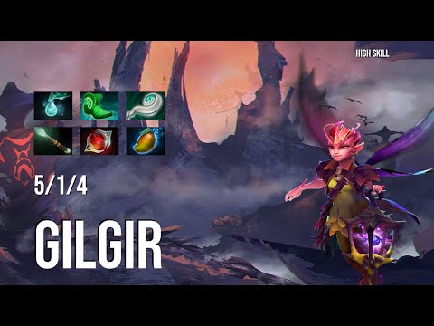 Dota 2 Pro Gameplay   Gilgir   Dark Willow   5 1 4   High Skill Dota 2 / Support