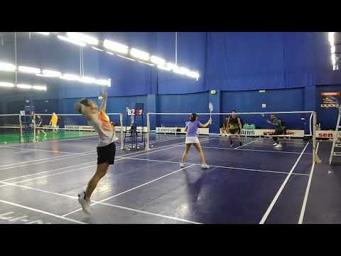 Badminton MuhibbahTeam Social Sparring - Teng / Chloe Vs Iwan / Syafiq