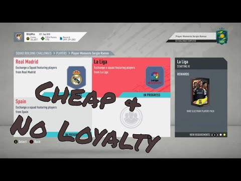FUT 20 - SBC - Player Moments Sergio Ramos - La Liga - Cheap & No Loyalty