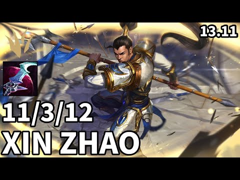 Xin Zhao Jungle vs Hecarim - EUW Master | Patch 13.11