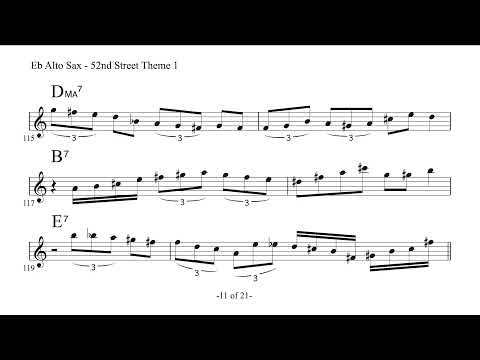 Charlie Parker on 52nd Street Theme 1  -  March 31, 1948