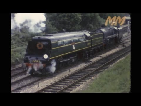 Bluebell Railway Steam Cavalcade 1982 old cine film 473