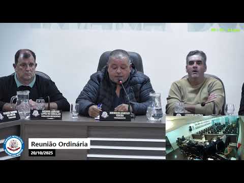 Reunião Ordinária Câmara Municipal de Santana Dos Montes 20 Out 2025