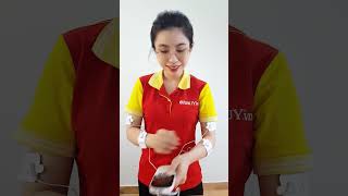 Video máy massage xung điện 8 miếng dán Nikio NK-102 - Đèn hồng ngoại trị liệu mũi