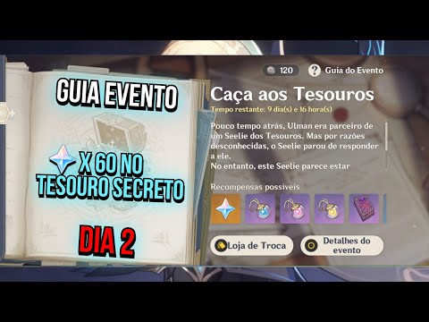 Guia Caça aos Tesouro : Dia 2 - Genshin Impact