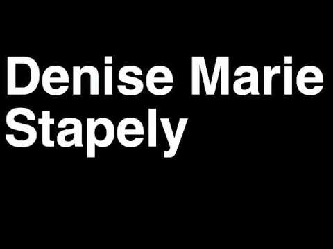 How to Pronounce Denise Marie Stapely Survivor Cast 2012 Philippines Tribal Council Immunity Idol